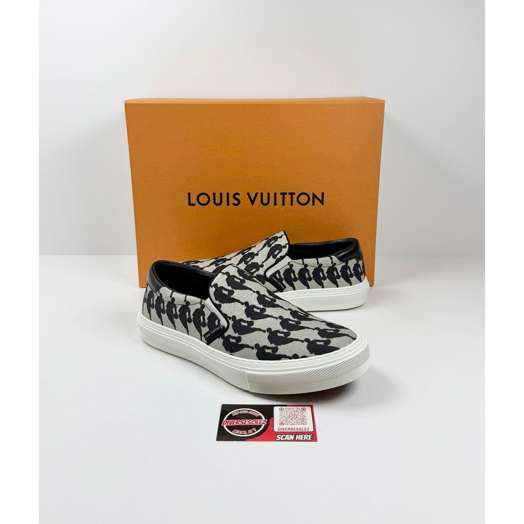 Size 7LV/8US - Louis Vuitton x NBA Trocadero Slip On NEW