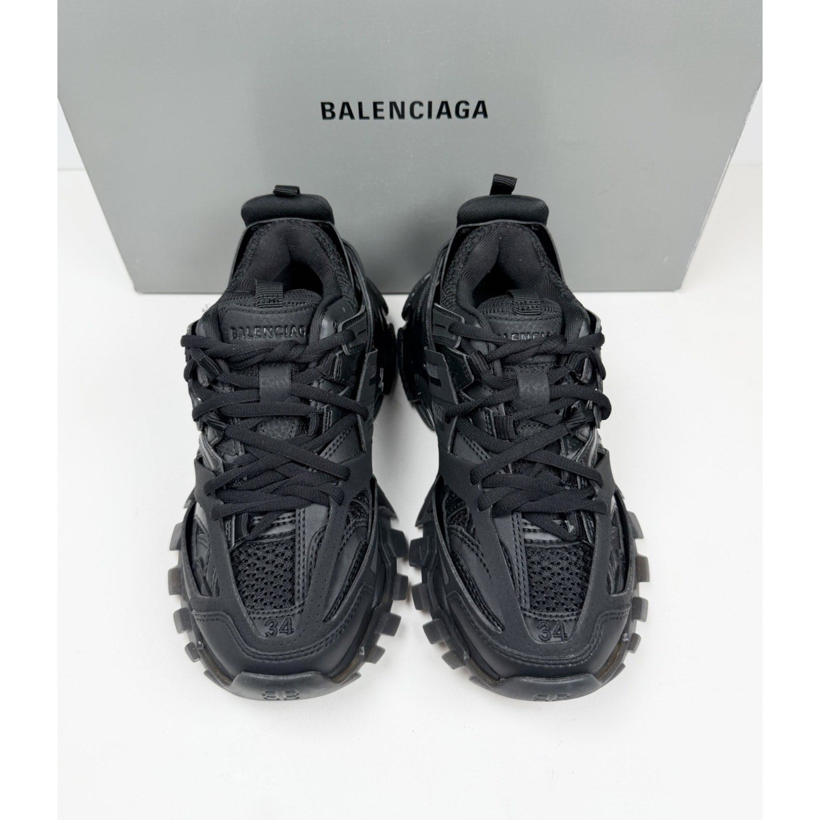 Size 34EU/4W - Balenciaga Track Clear Sole Black