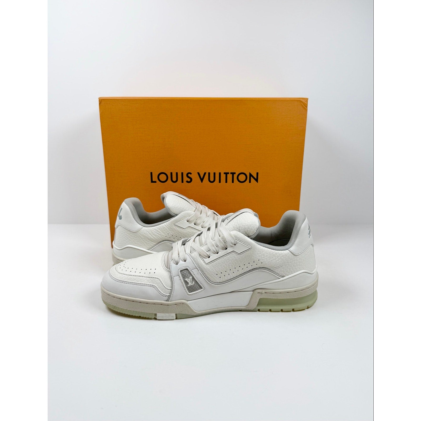 Size 8.5UK/10US - Louis Vuitton White Trainer