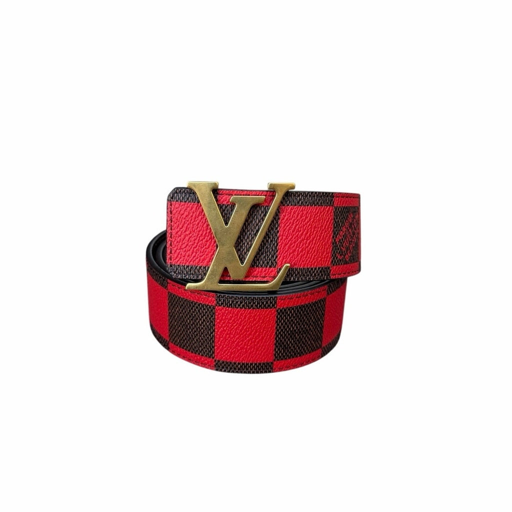 Size 95/38 - Louis Vuitton Damier Reversible Belt NEW