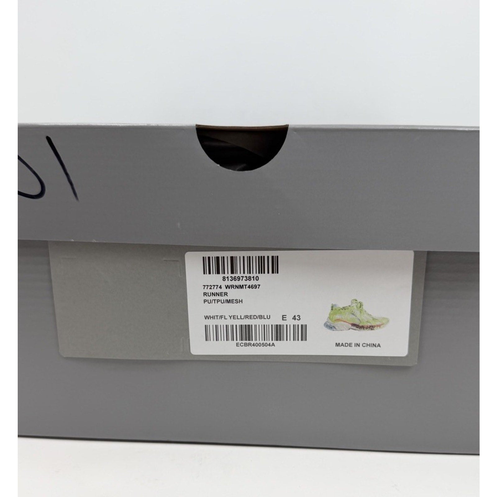 Size 43EU/10US - Balenciaga Runner Marathon Unreleased NEW
