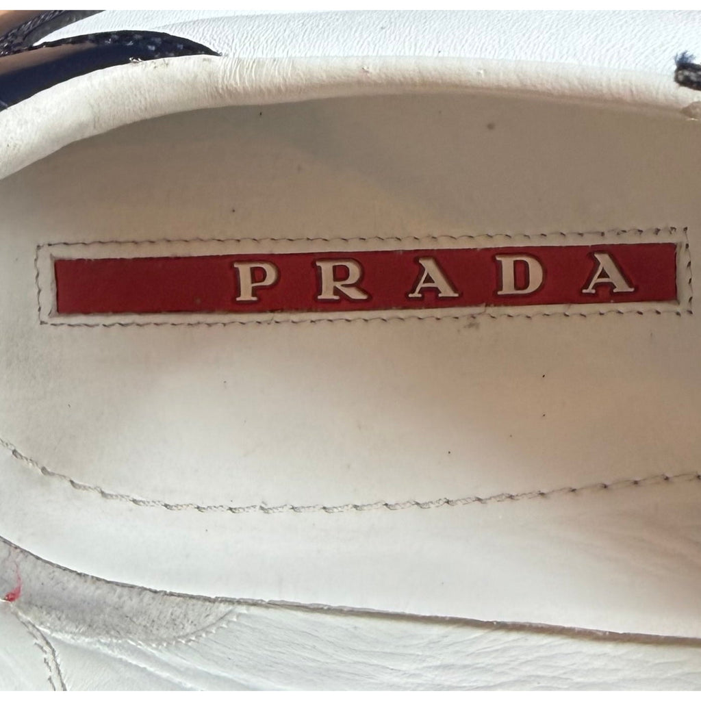 Size 10UK/11US - Prada Offshore Leather Low Top