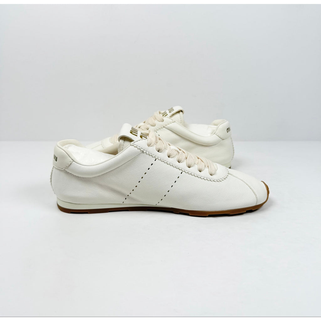 Size 8.5 - Miu Miu Plume Nappa Leather NEW