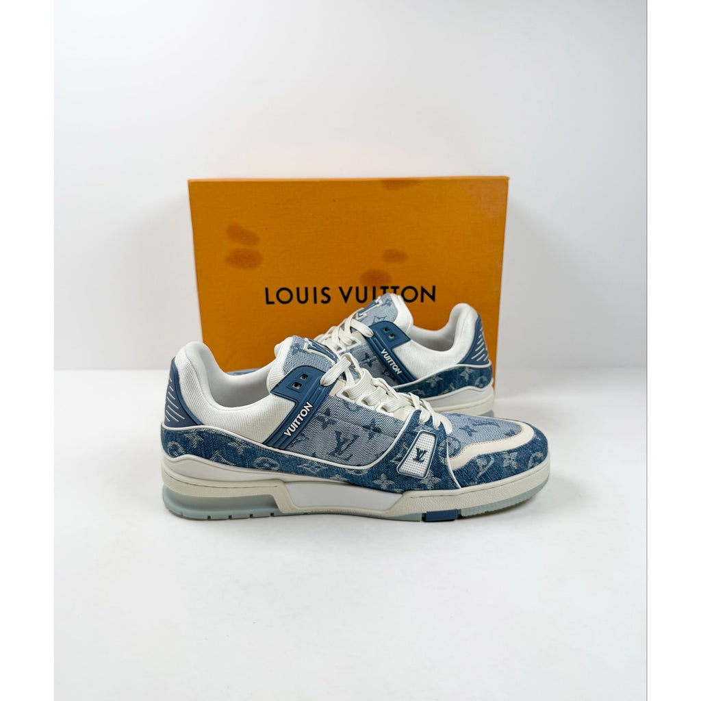 Size 11UK/12US - Louis Vuitton Denim Trainer Tried On!