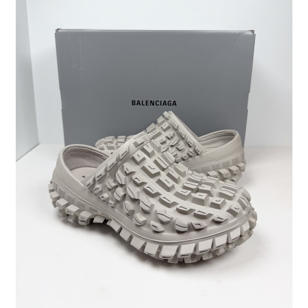 Size 8 Women's - Balenciaga Defender Beige Clogs NEW