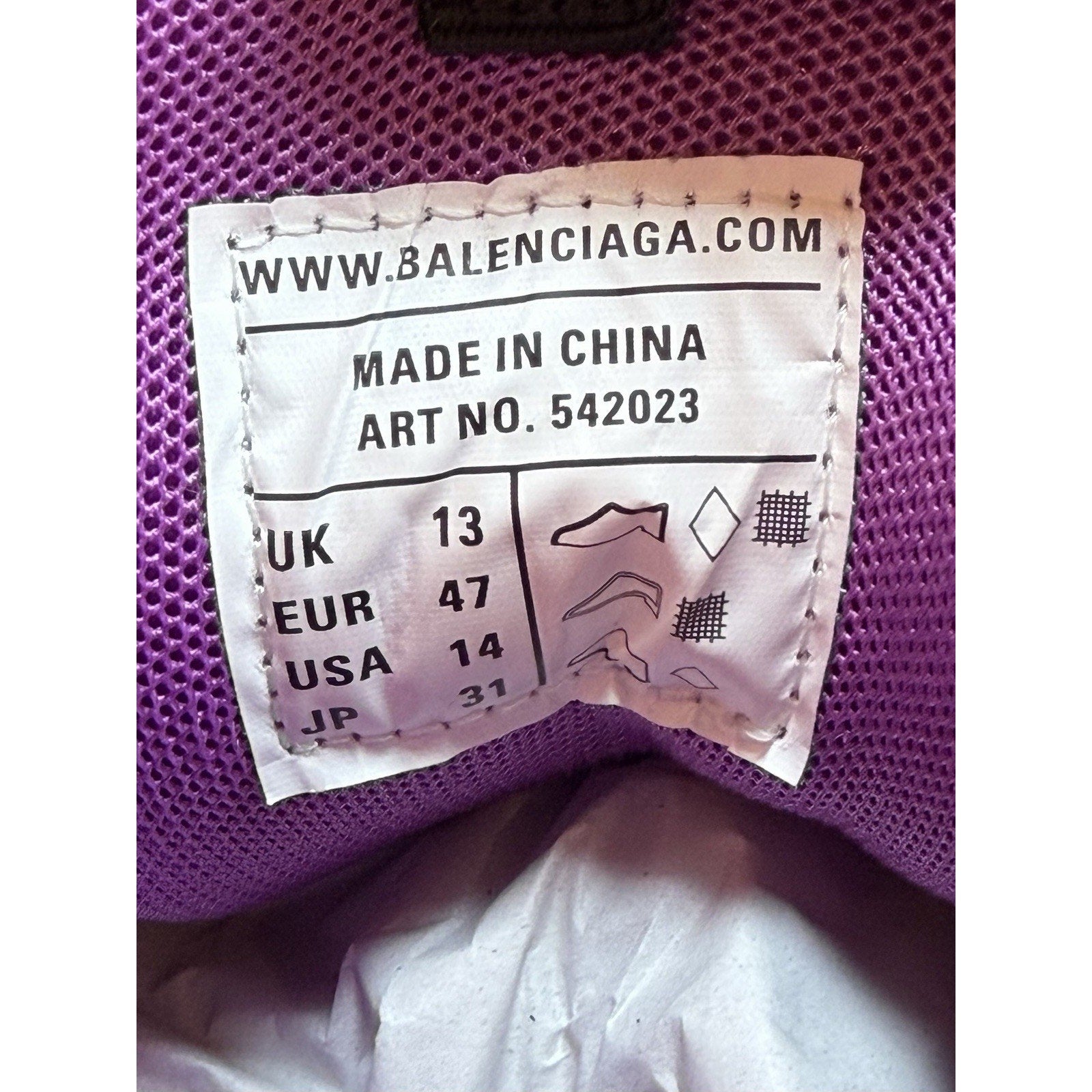 Size 47EU/14US - Balenciaga Track Multicolor NEW!
