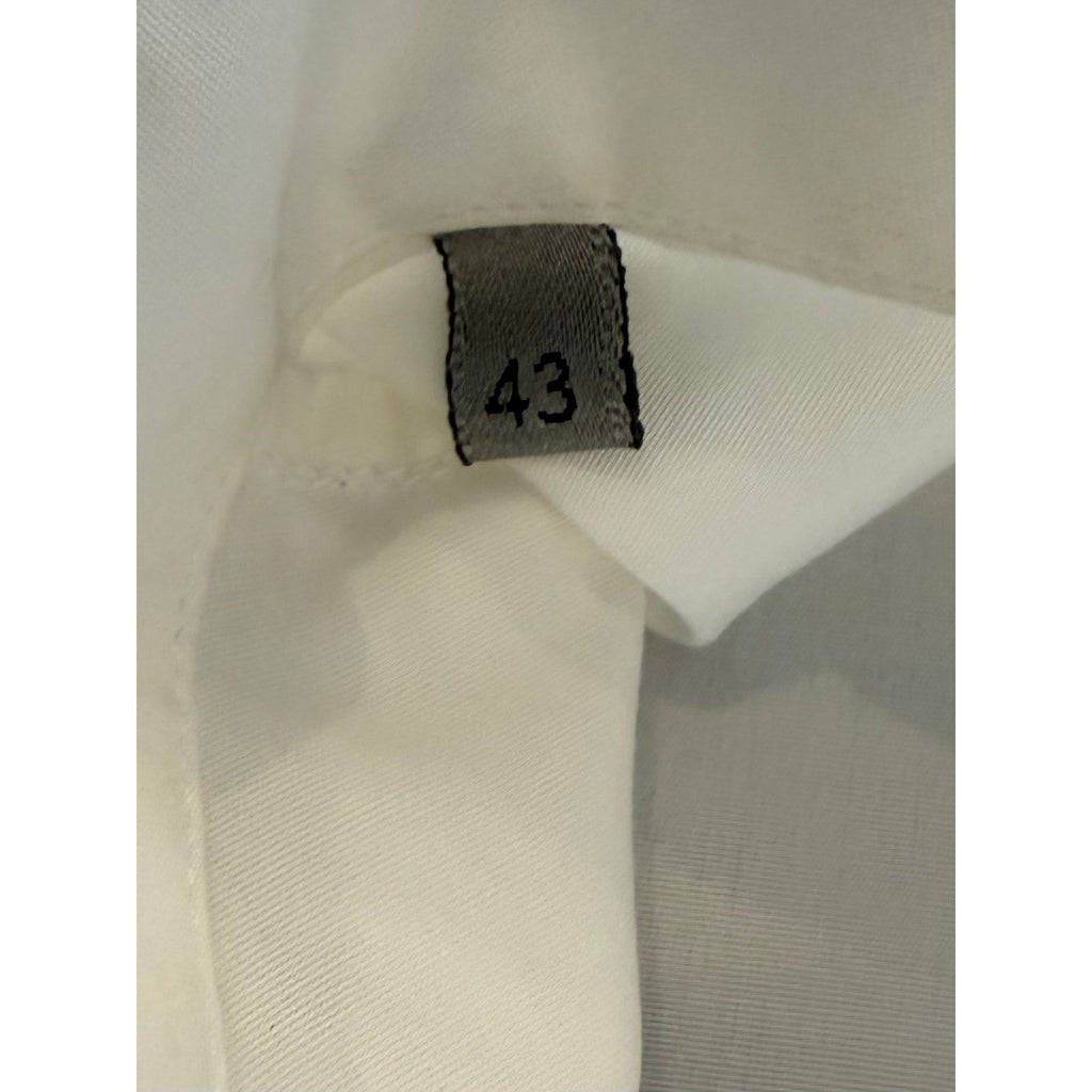 Size XL - Dior Embroidered Collar Button Up Long Sleeve