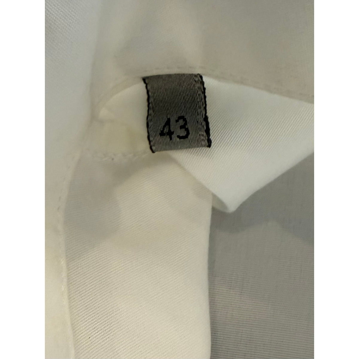 Size XL - Dior Embroidered Collar Button Up Long Sleeve