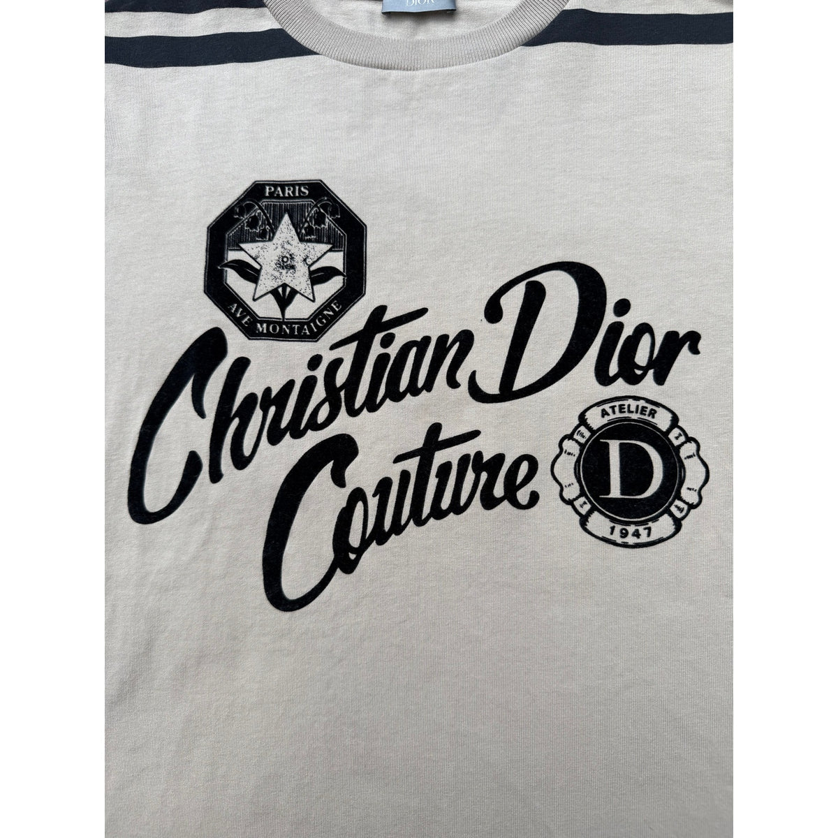 Size S - Dior Beige Oversized T-Shirt SS25