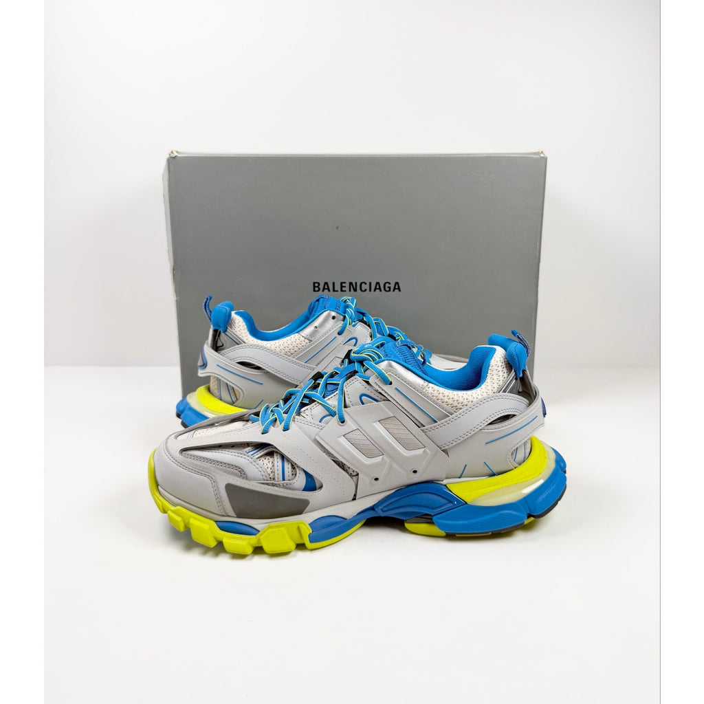 Size 45EU/12US - Balenciaga Track Gray Blue Yellow NEW