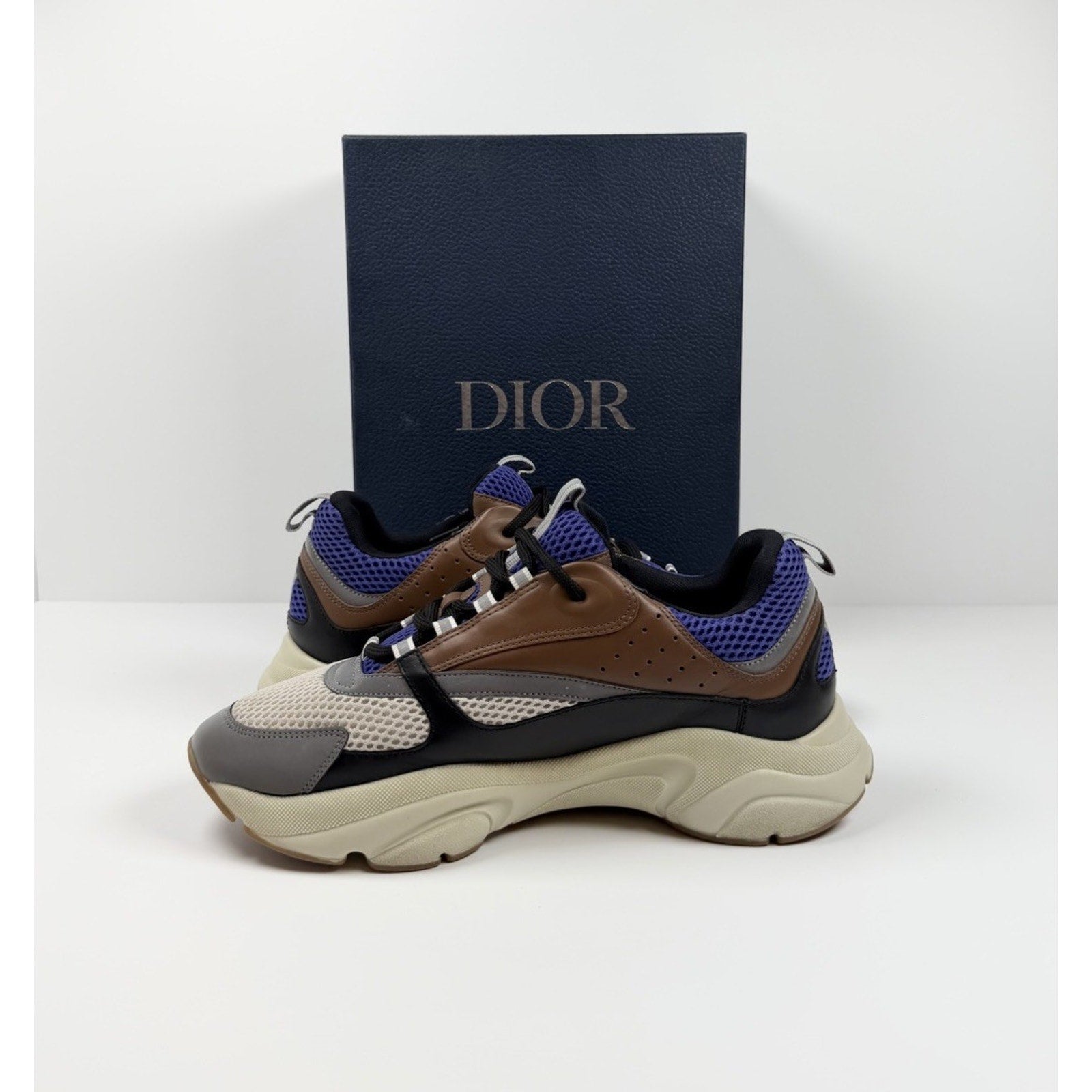 Size 45EU/12US- Dior B22 Coffee Violet Sneakers WORN 1X!