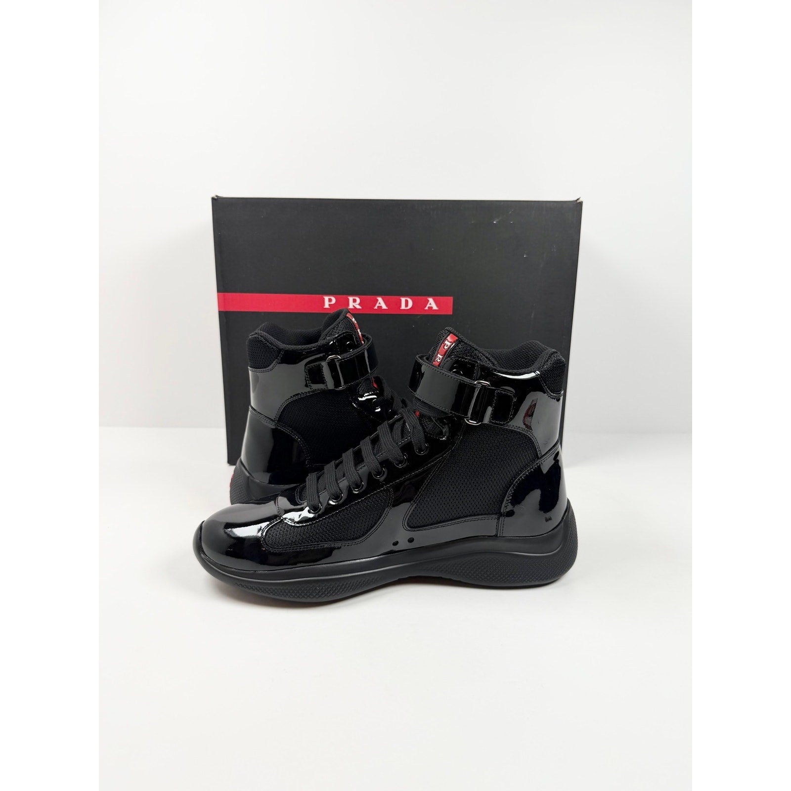 Size 7UK/8US - Prada Americas Cup High Top NEW