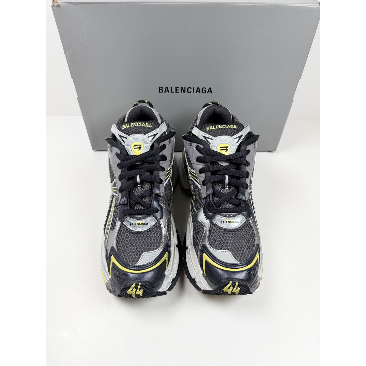 Size 44EU/11US - Balenciaga Runner Grey Yellow NEW