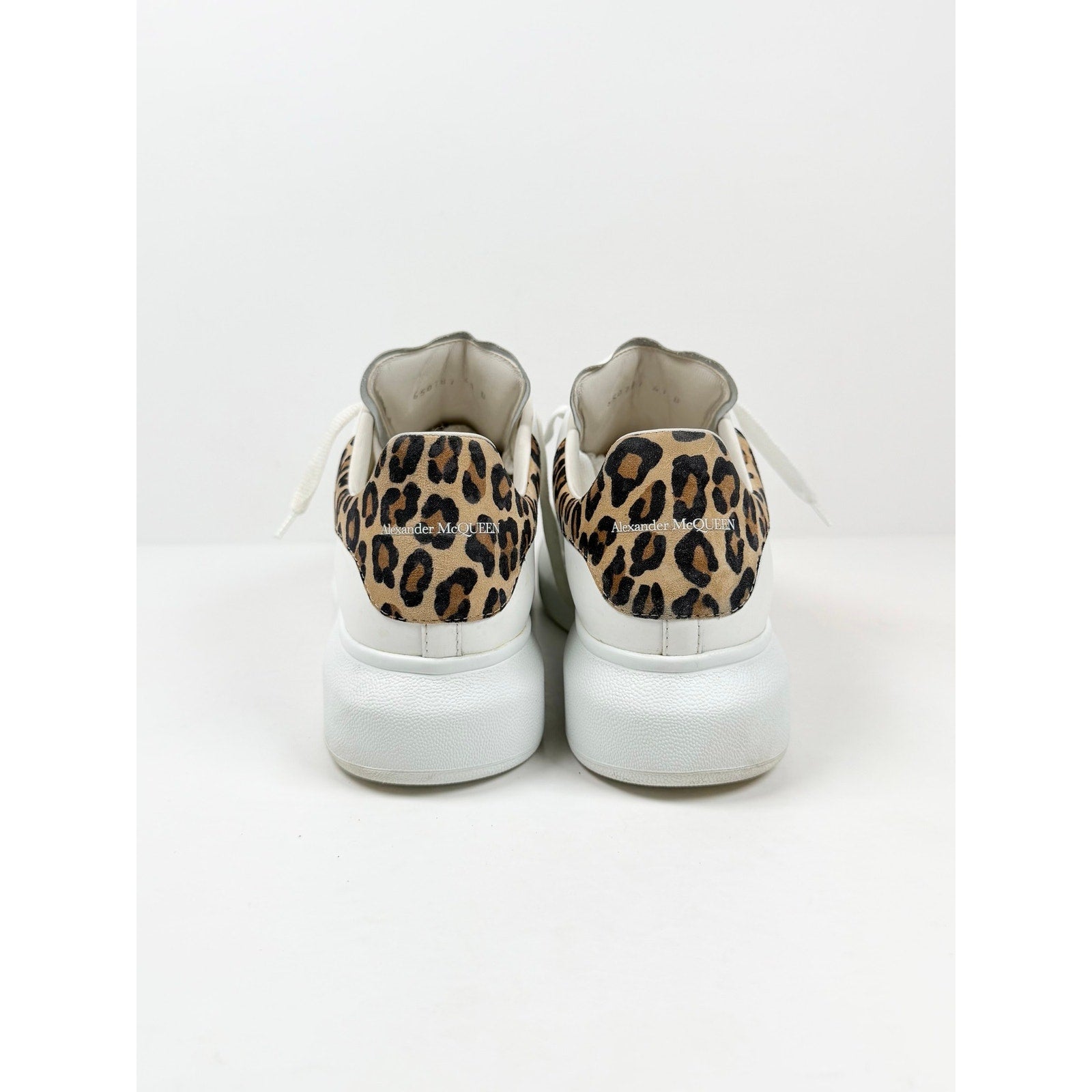 Size 41EU/8US - Alexander McQueen White Leopard