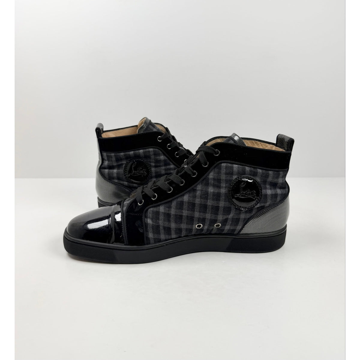 Size 46EU/13US - Christian Louboutin Plaid High Top