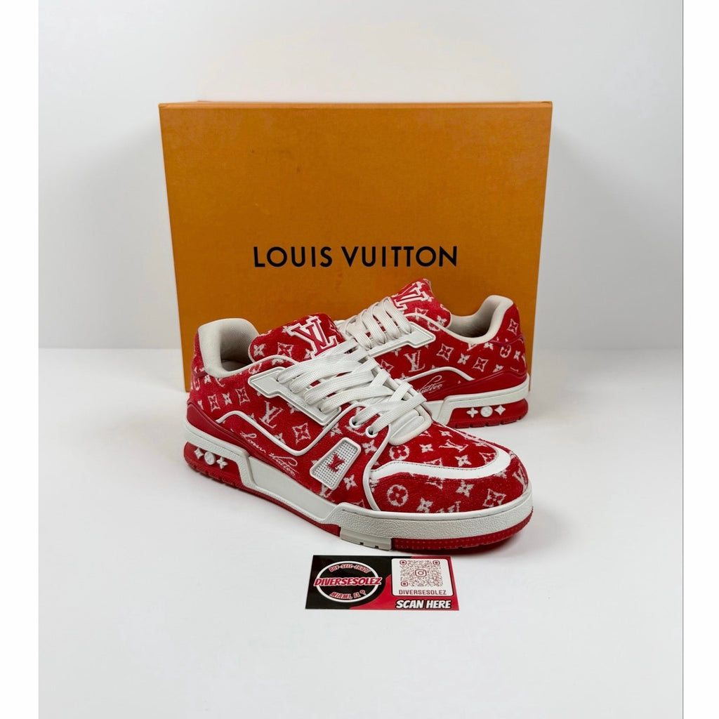 Size 7UK/8US - Louis Vuitton Monogram Textile Trainers