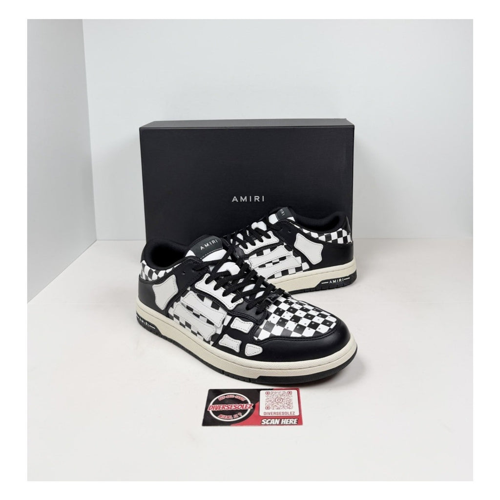 Size 41EU/8US - Amiri Skel Top Low Checkered NEW