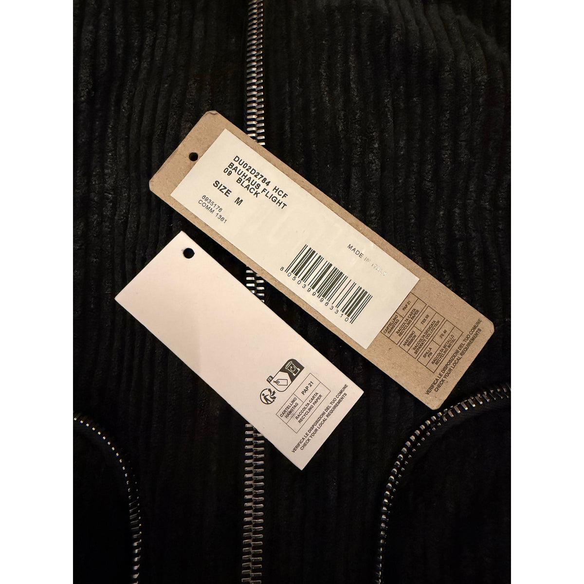 Size M - Rick Owens Bauhaus Corduroy Flight Bomber