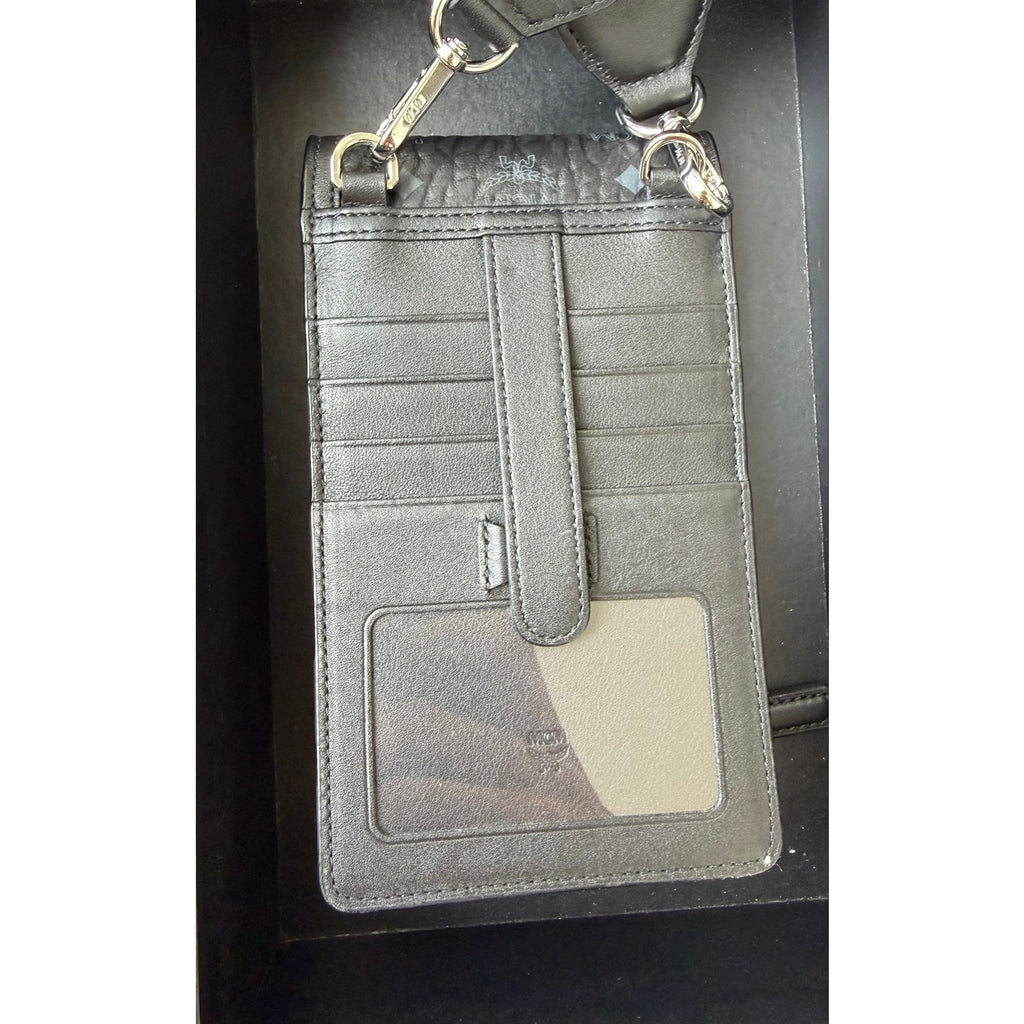 MCM Leather Phone Pouch Holder BRAND NEW