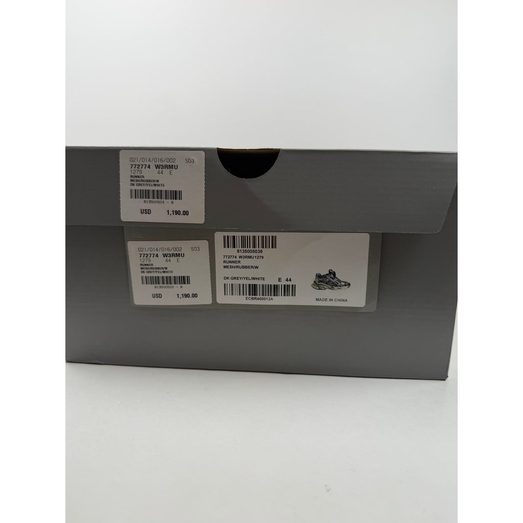 Size 44EU/11US - Balenciaga Runner Grey Yellow NEW