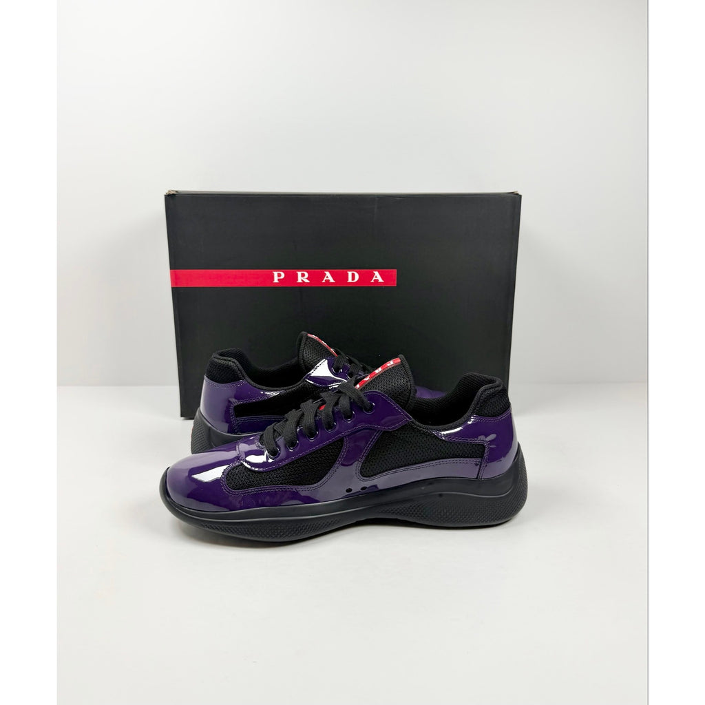 Size 7.5UK/8.5US - Prada Americas Cup Purple Black