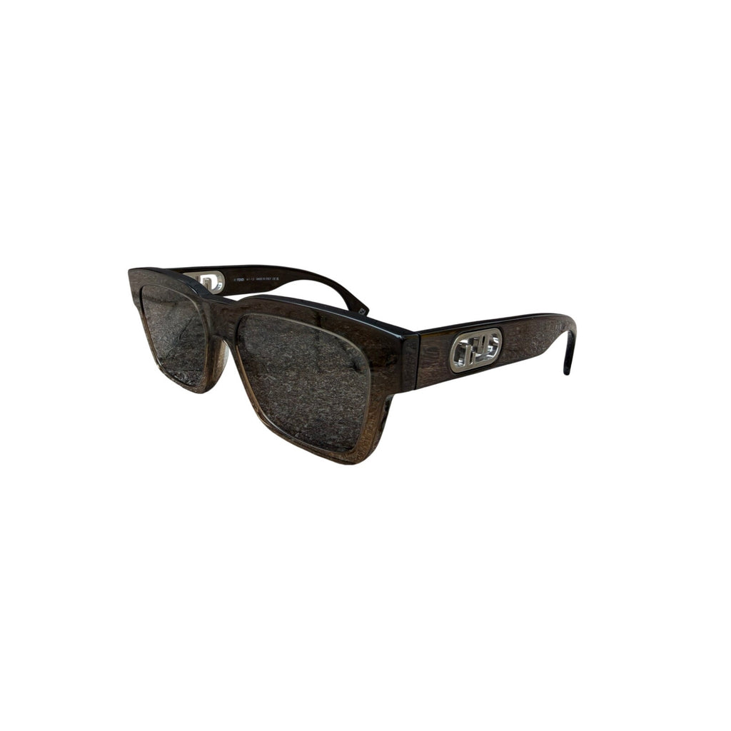 Fendi - O'Lock Acetate Square-Frame Sunglasses