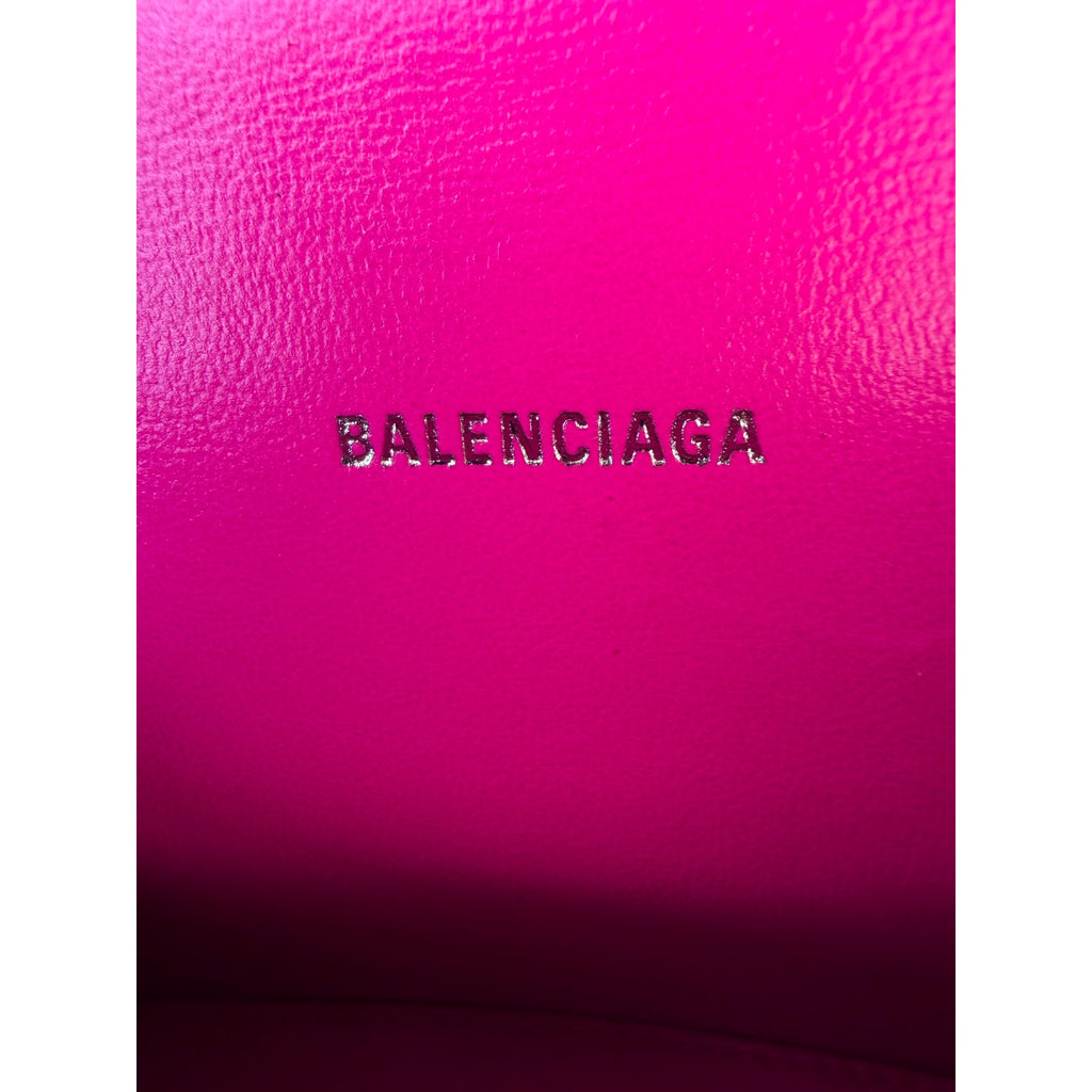 Balenciaga Croc Leather XS Hourglass Top Handle Bag NEW