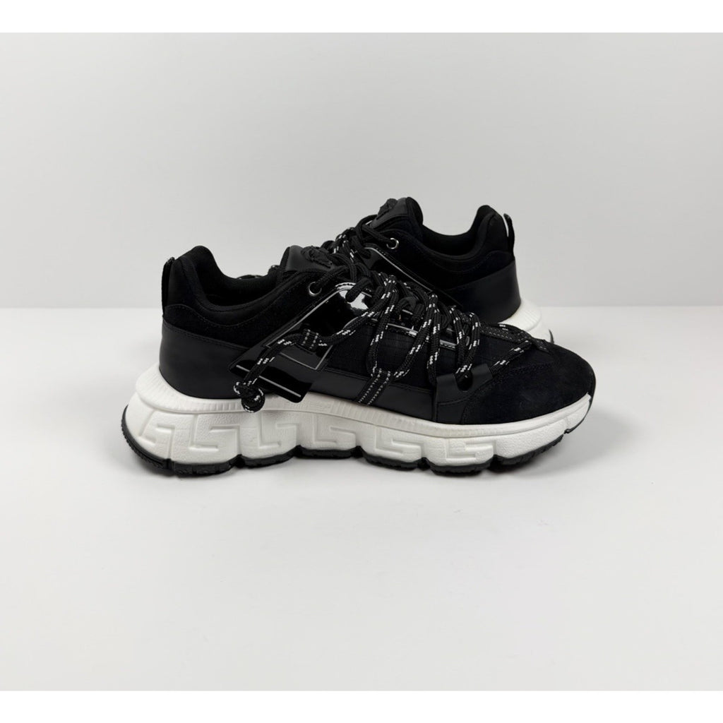 Size 42EU/9US - Versace Trigreca Black Sneakers NEW!