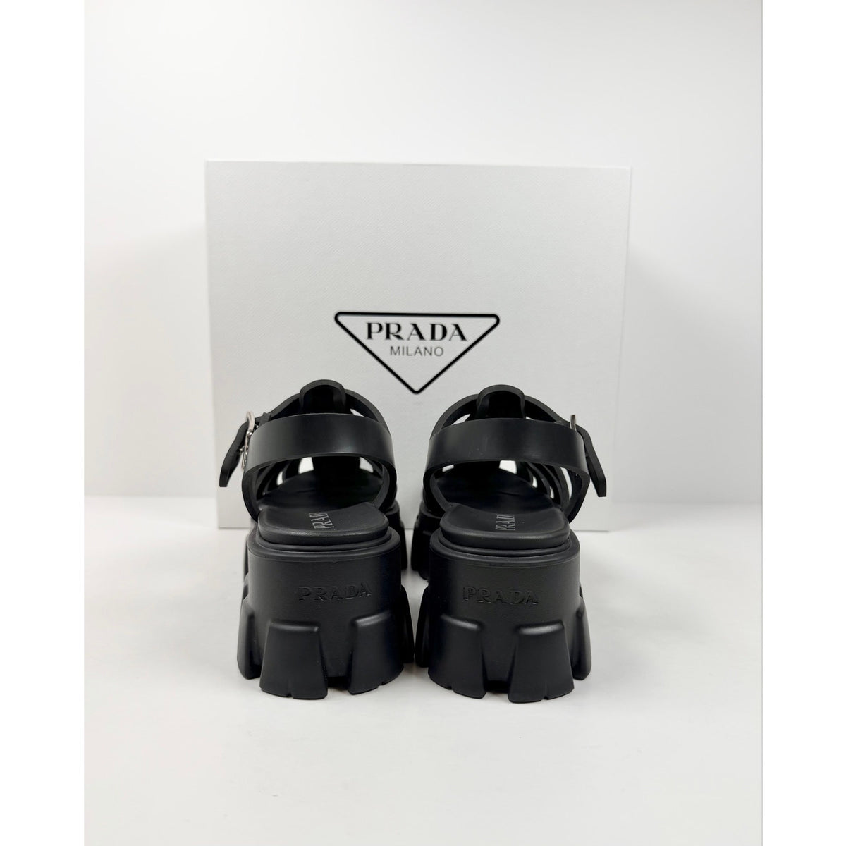 Size 40EU/10 - Rubber Monolith Sandals Women NEW