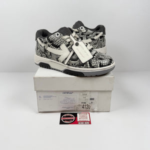 Size 8.5 Women - Off-White Out Of Office Python Skin