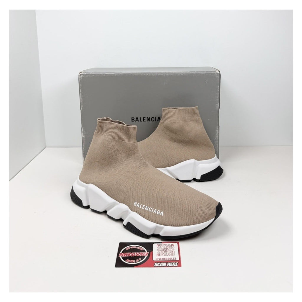 Size 41EU/8US - Balenciaga Speed Trainer Beige NEW