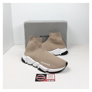 Size 41EU/8US - Balenciaga Speed Trainer Beige NEW