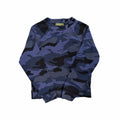 Tagged L fits like S - Valentino Camo Crewneck