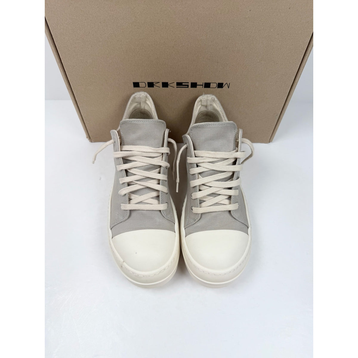 Size 40EU/7US - Rick Owen’s Canvas Low Top