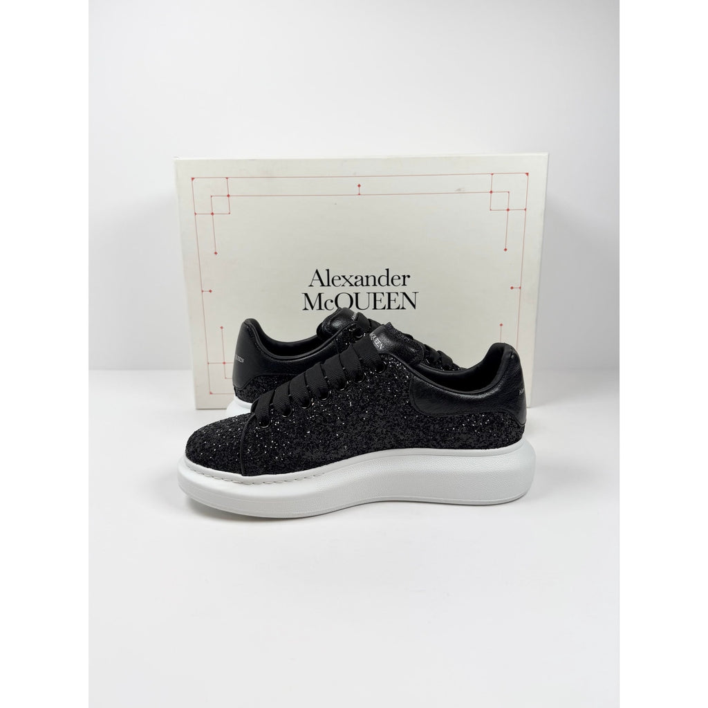 Size 7.5 - Alexander McQueen Black Crystals WORN 1X!