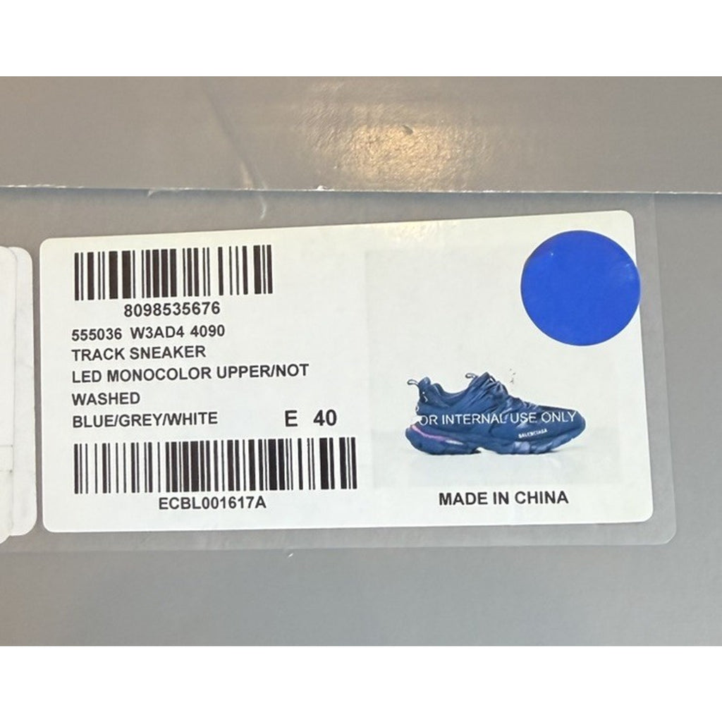Size 40EU/7US - Balenciaga Track Blue LED NEW