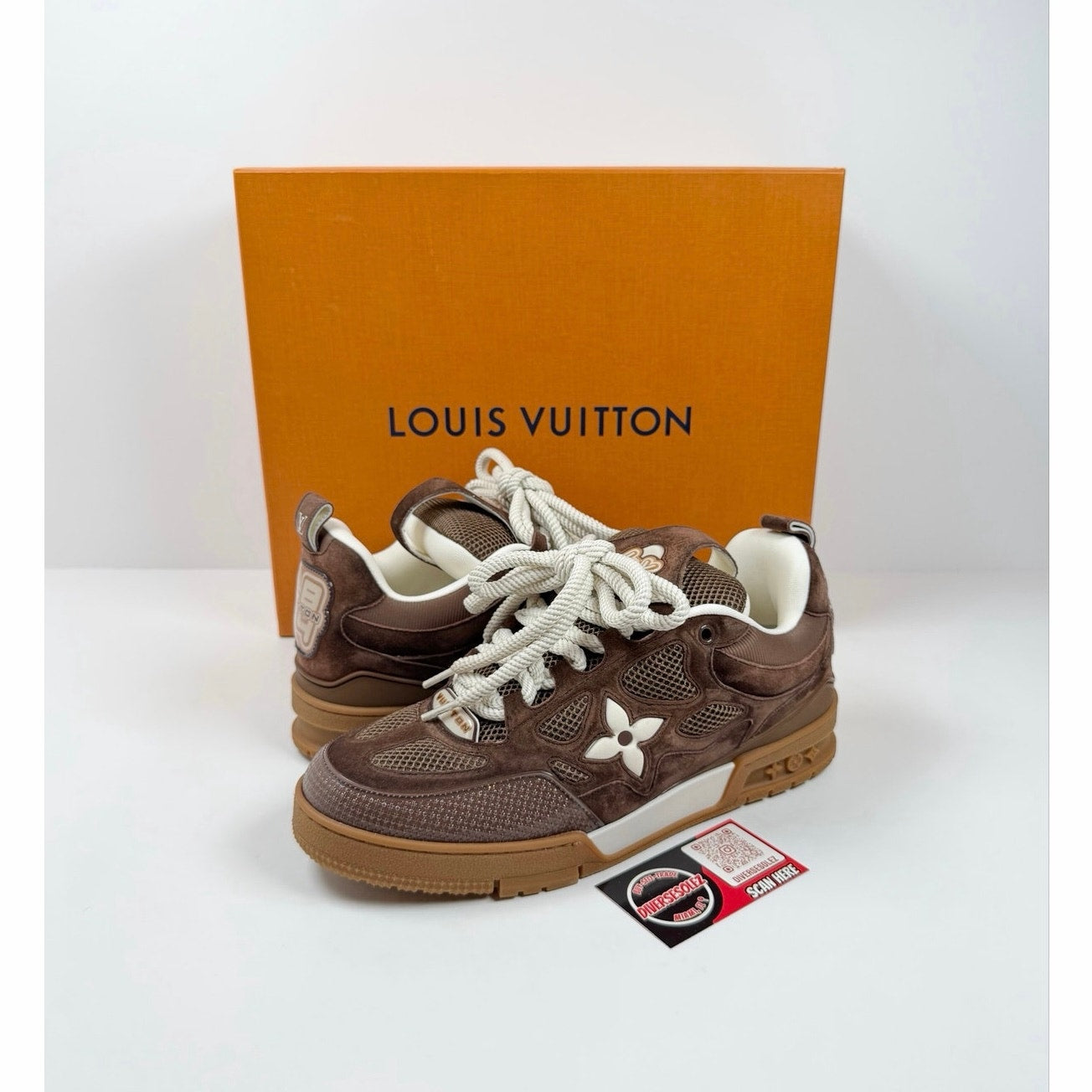 Size 9UK/10US - Louis Vuitton Skate Brown NEW