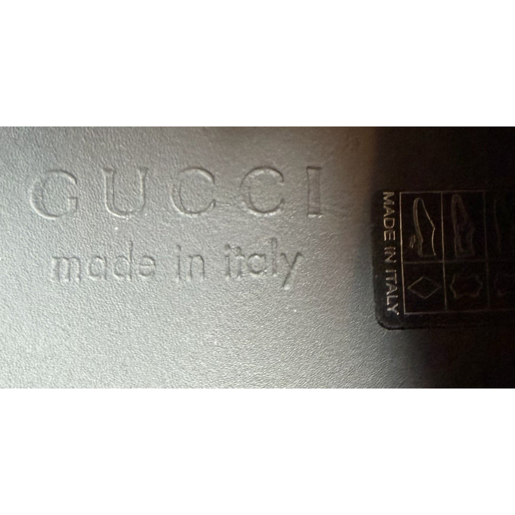 Size 8US - Gucci Ace Elastic Web Leather Sneakers