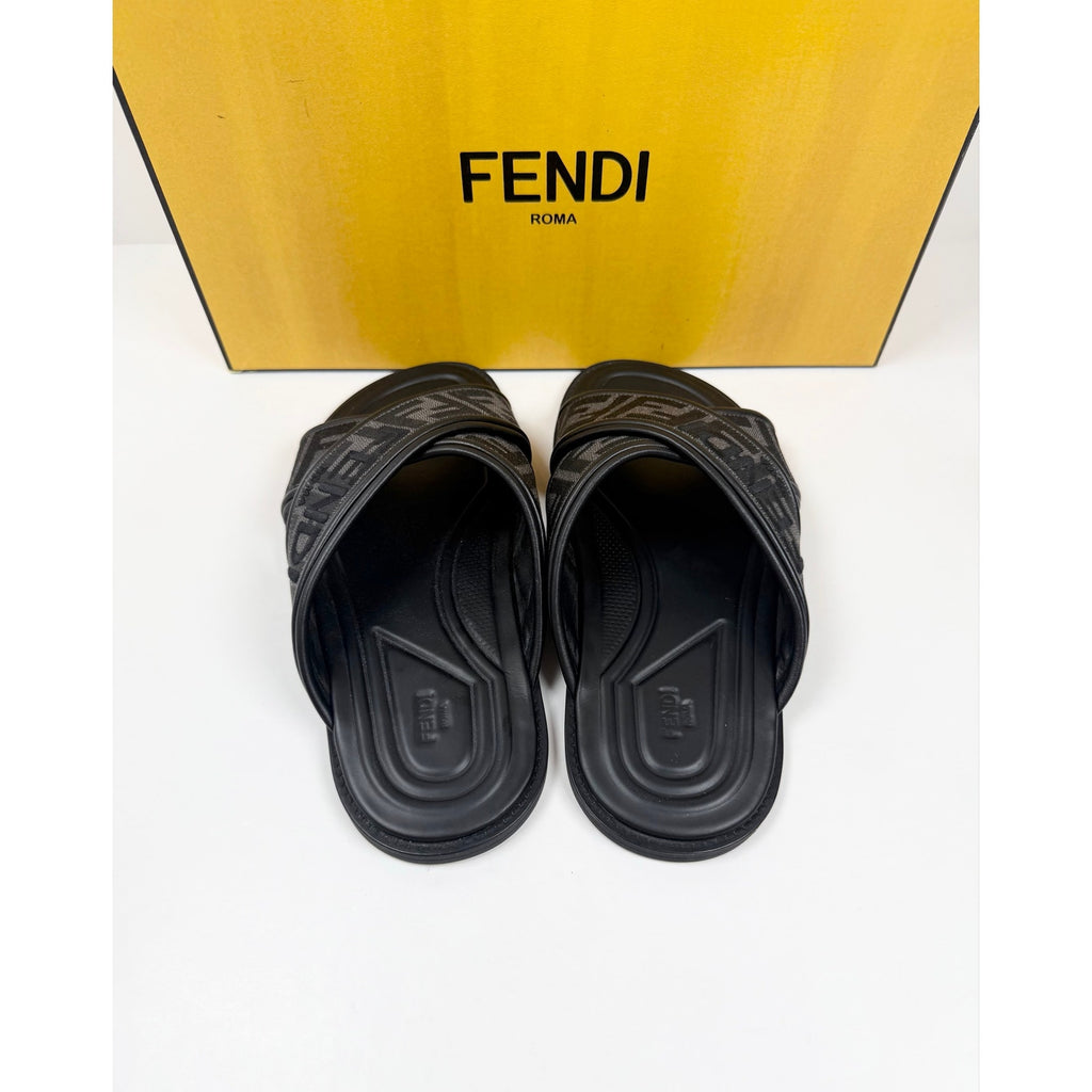 Size 5UK/6US - Fendi FF Logo Sandals Like New!
