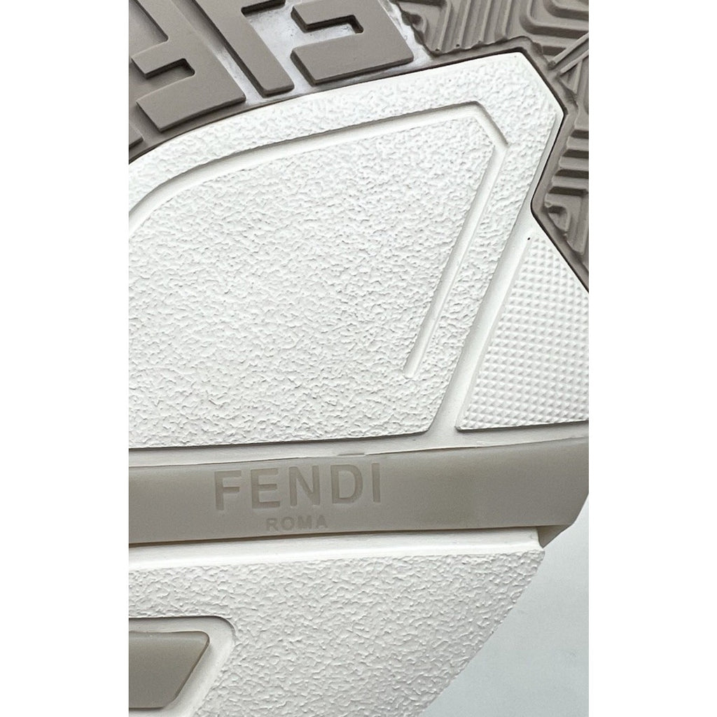 Size 6UK/7US - Fendi Flow Beige Nylon Low NEW