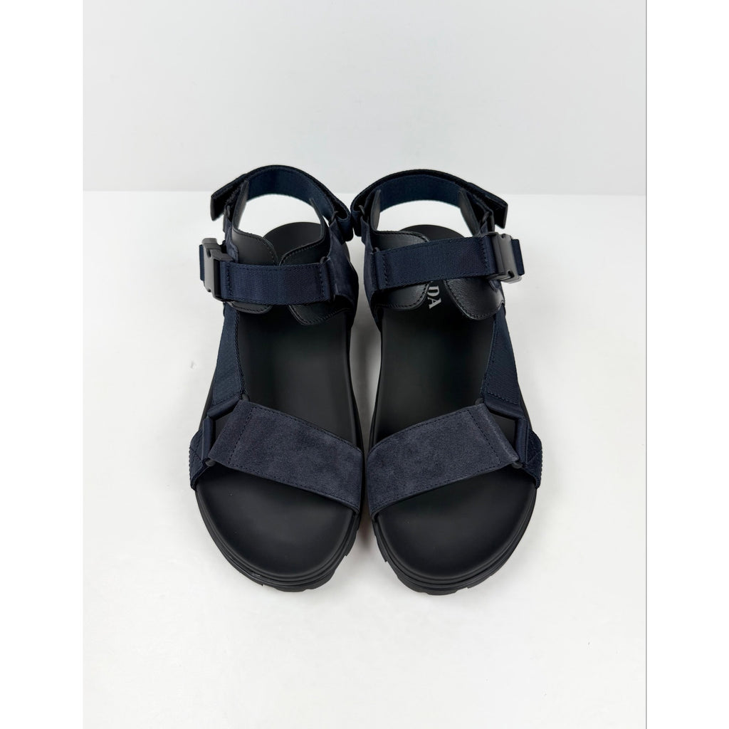 Size 11UK/12US - Prada Sporty Strap Sandal Suede NEW