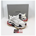 Size 34EU/4W - Balenciaga Triple S Distressed White NEW