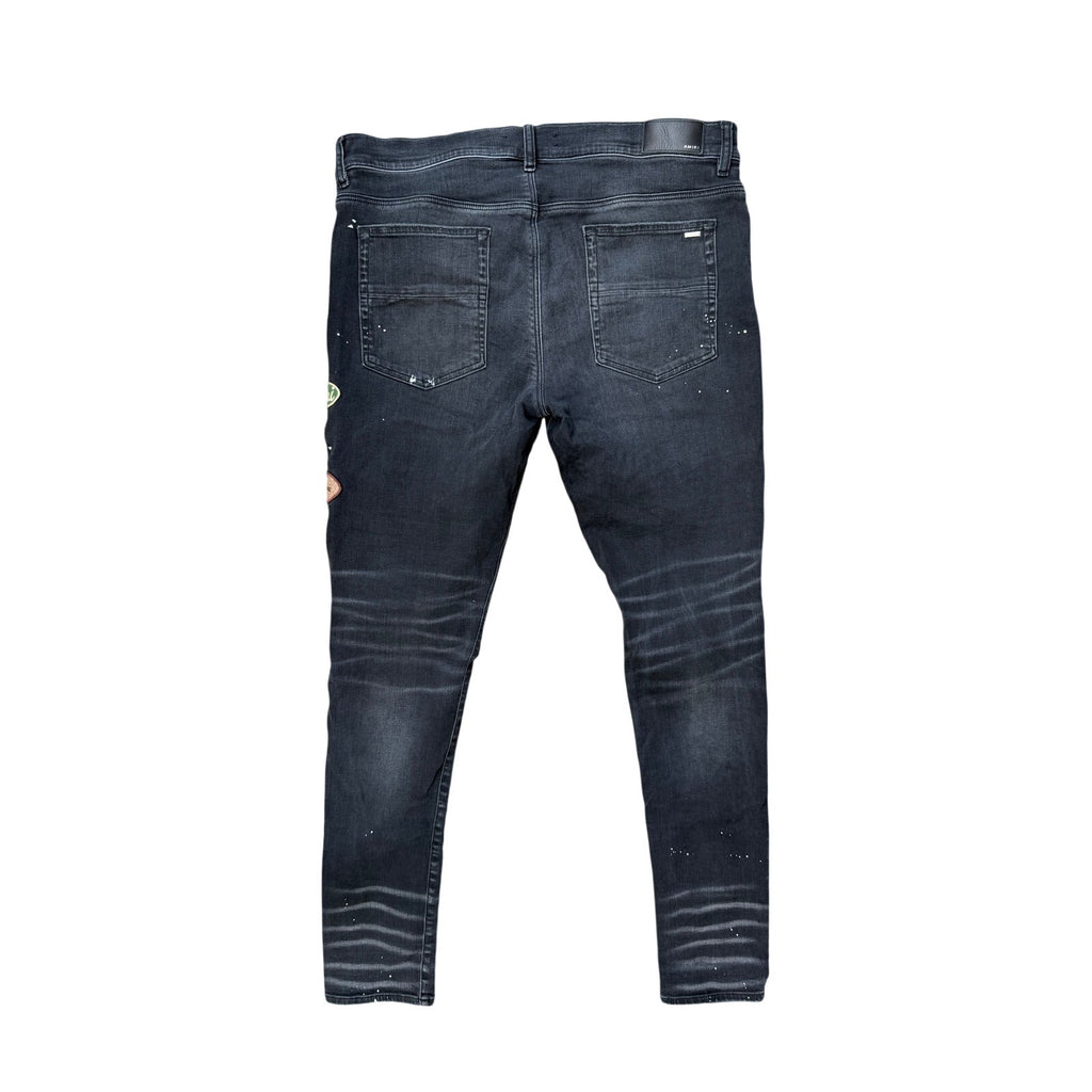 Size 38 - Amiri Patch Black Jeans