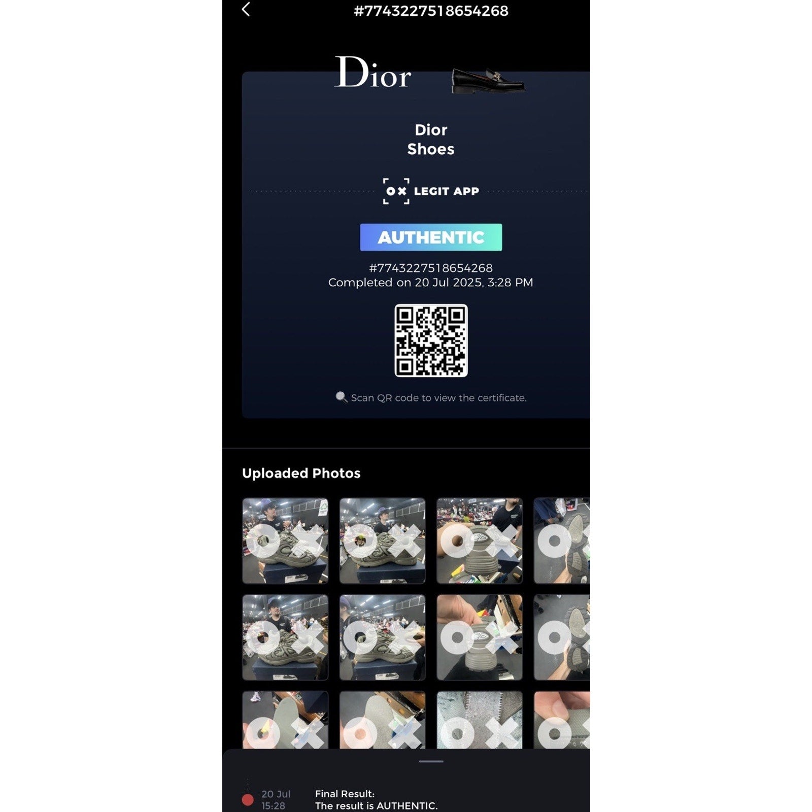 Size 40EU/7US - Dior B30 Reflective Olive