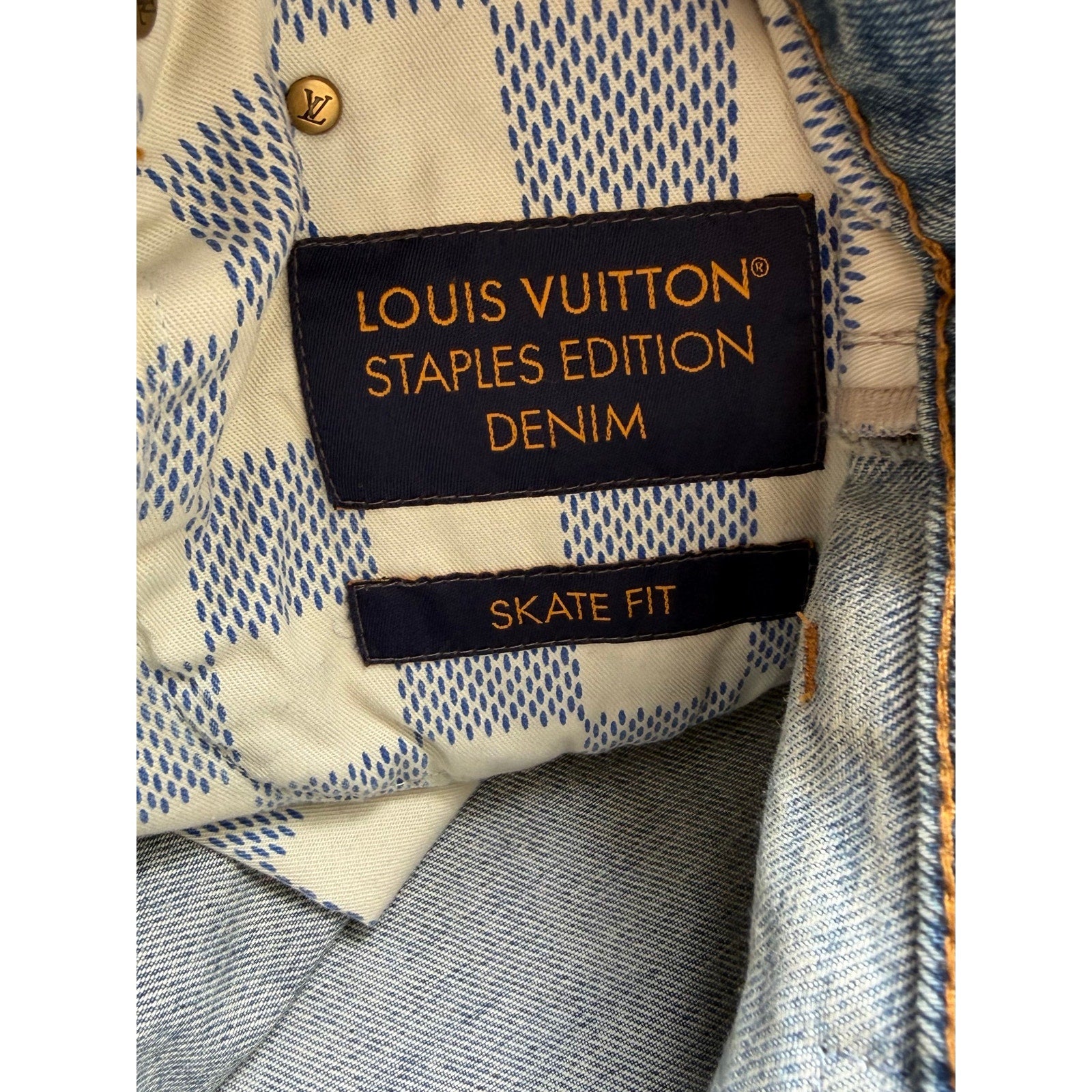Louis Vuitton Denim Jacket & Jeans Set Light Blue Size 60 / 40 XXL