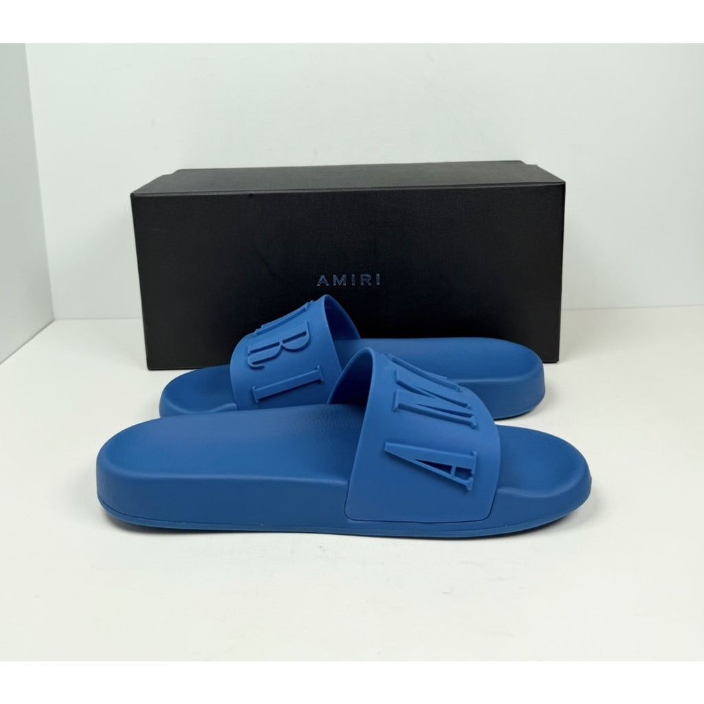 Size 41EU/8US- Amiri Logo Pool Slides NEW