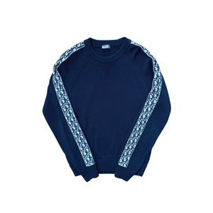 Size S - Dior Oblique Knit Blue Sweater