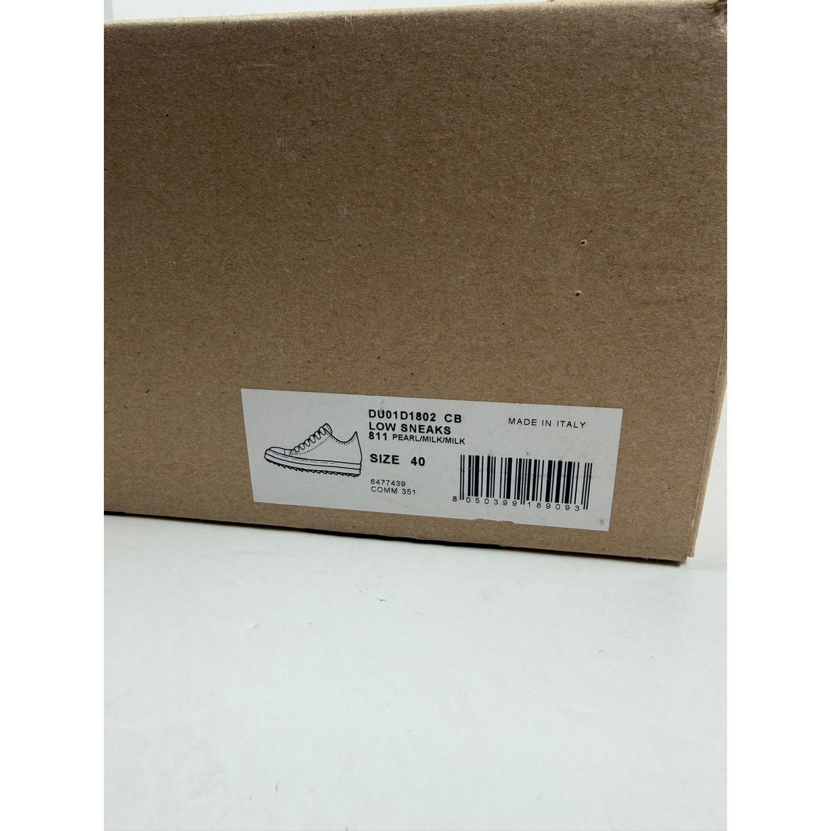 Size 40EU/7US - Rick Owen’s Canvas Low Top