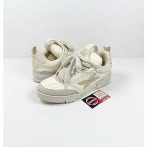 Size 8UK/9US - Louis Vuitton White Leather Skate