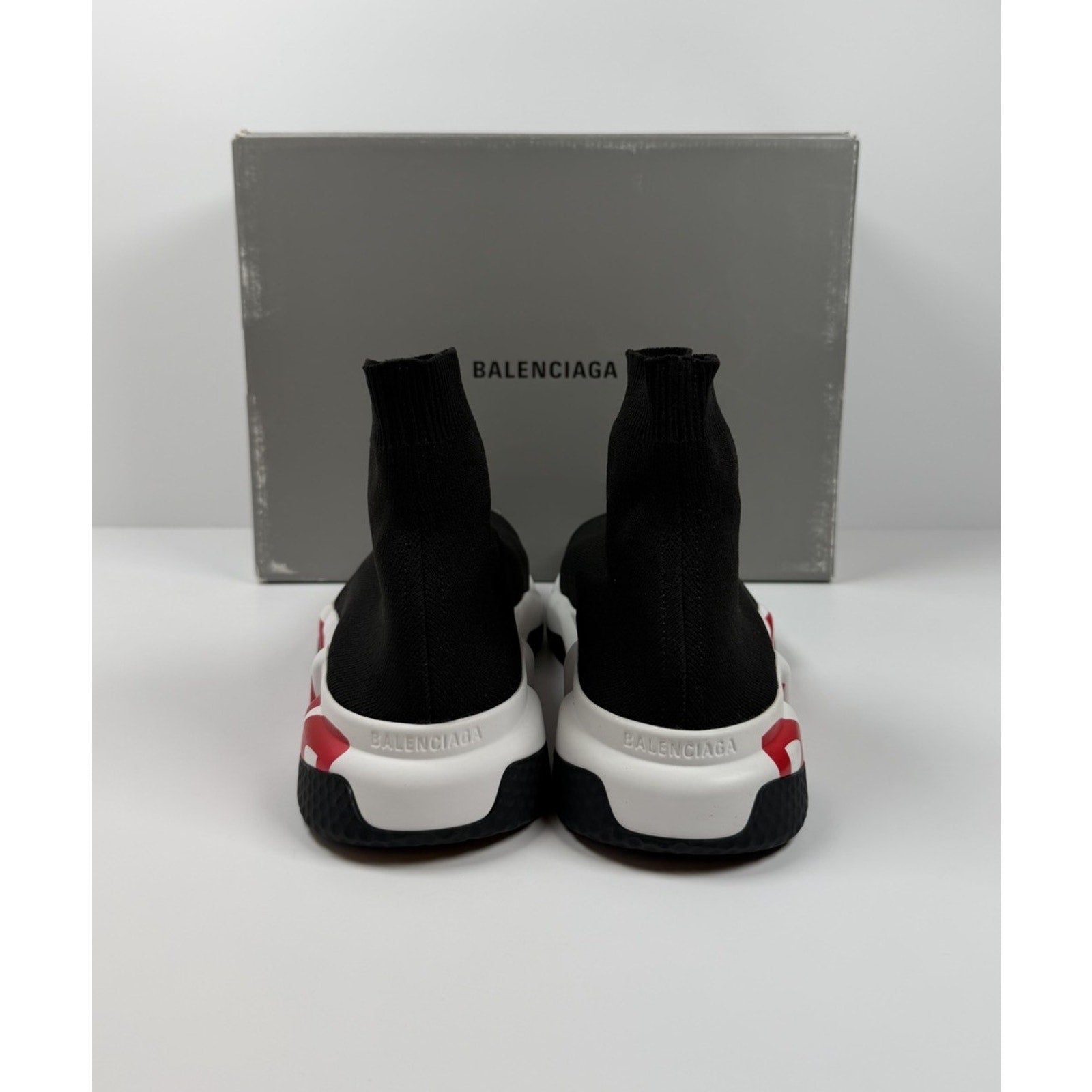 Size 41EU/8US - Balenciaga Speed Black Red Graffiti NEW